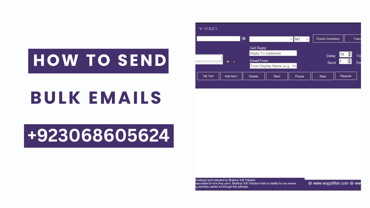 How to Send Bulk Emails Fast in 2025 | Turbo Email Blaster Full Demo | Best Email Marketing Software